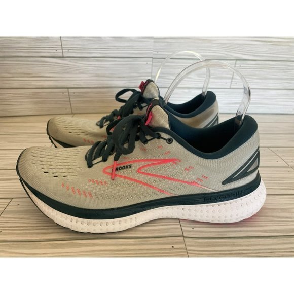 Brooks Shoes - Brooks Women's Glycerin 19 Gray Pink Running Shoes Sneakers Size 10 B